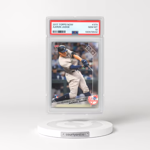 2017 Topps Now #379 Aaron Judge (PSA 10 GEM MINT)