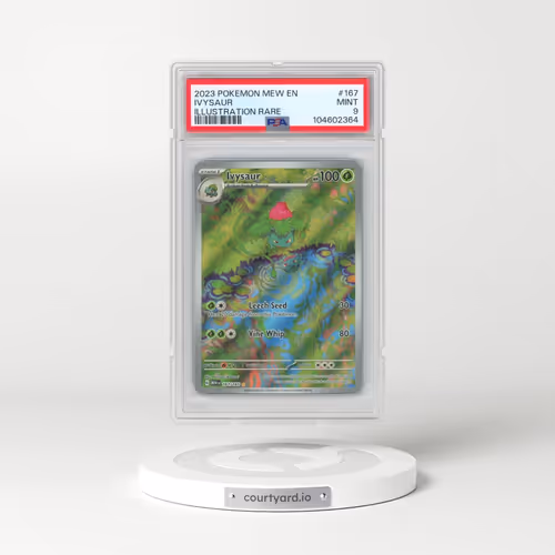 2023 Pokémon Mew EN-151 #167 Ivysaur - Illustration Rare (PSA 9 MINT)