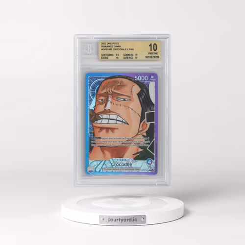 2022 Romance Dawn - English #062 Crocodile - (Map Text Box) Alt Art (BGS 10 PRISTINE)