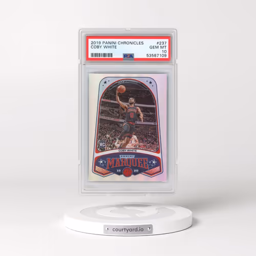 2019 Panini Chronicles #237 Coby White (PSA 10 GEM MINT)