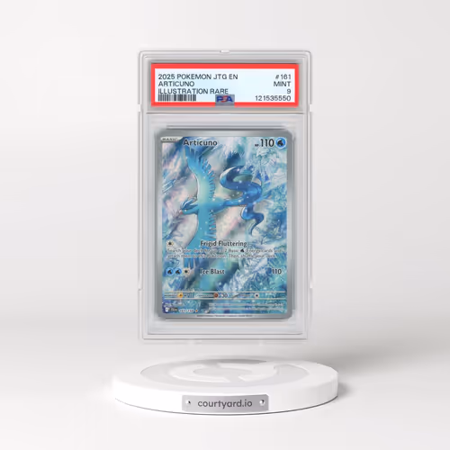 2025 Pokémon Jtg EN-Journey Together #161 Articuno - Illustration Rare (PSA 9 MINT)