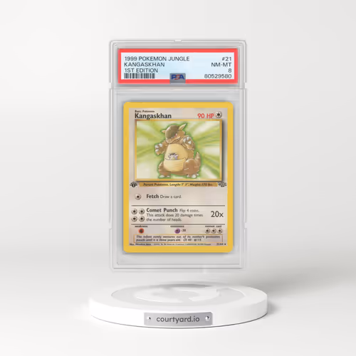 1999 Jungle #21 Kangaskhan - 1st Edition (PSA 8 NM-MT)