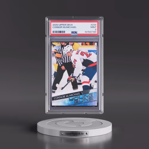 2020 Upper Deck #234 Connor McMichael (PSA 9 MINT)
