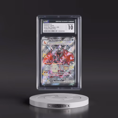 2023 Black Star Promos - Scarlet & Violet SVP EN #074 Charizard ex - Paldean Fates Tin (Holo) (CGC 1