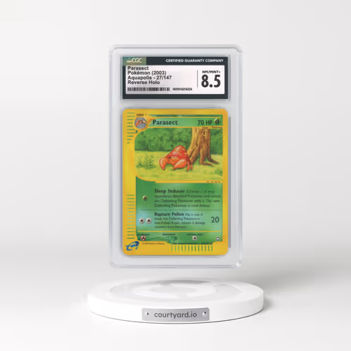 2003 Aquapolis #27 Parasect - Holo e-Card Symbol (CGC 8.5 NM-MT+)