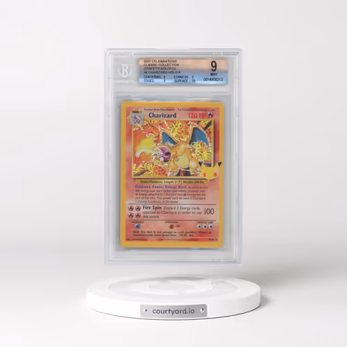 2021 Celebrations - Classic Collection #4 Charizard - Base Set Holo (BGS 9 MINT)
