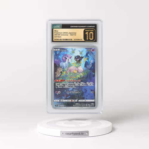 2022 Japanese VSTAR Universe #183 Mew - Full Art Holo (CGC 10 PRISTINE)