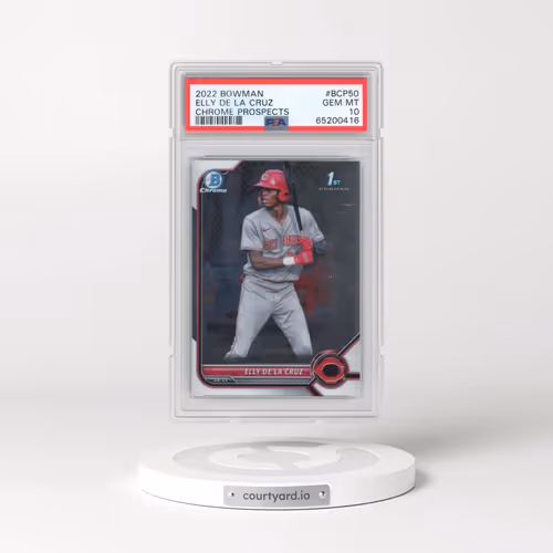 2022 Bowman Chrome Prospects #BCP50 Elly de La Cruz (PSA 10 GEM MINT)