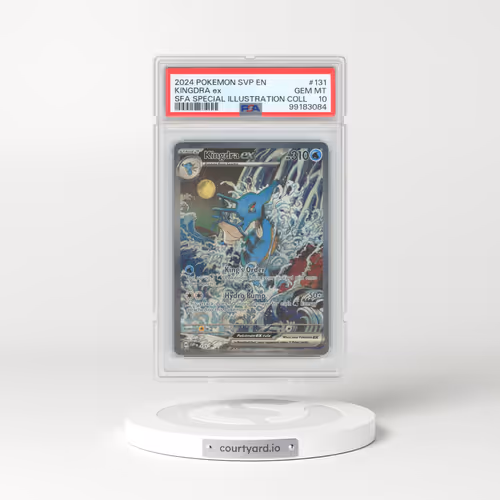 2024 Pokémon Svp EN-SV Black Star Promo #131 Kingdra EX - Holo Shrouded Fable Special Illustration Collection (PSA 10 GEM MINT)