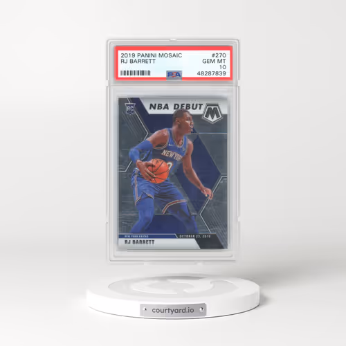 2019 Panini Mosaic #270 RJ Barrett (PSA 10 GEM MINT)