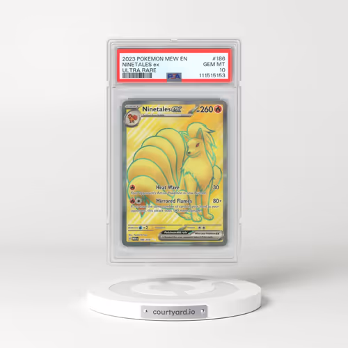2023 Pokémon Mew EN-151 #186 Ninetales EX - Holo Ultra Rare (PSA 10 GEM MINT)
