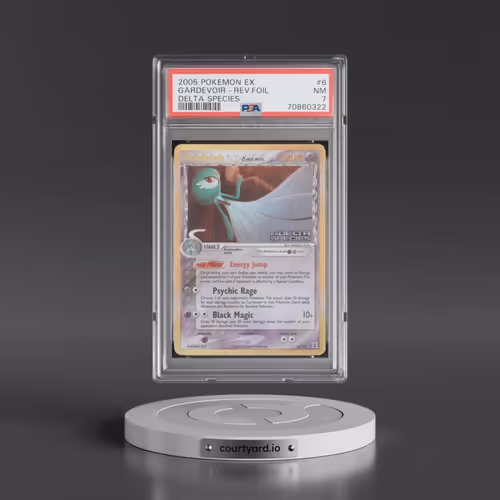 2005 Pokémon EX Delta Species #6 Gardevoir - Reverse Foil (PSA 7 NM)