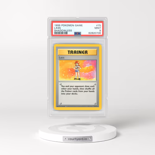 1999 Base Set #75 Lass - Shadowless (PSA 9 MINT)