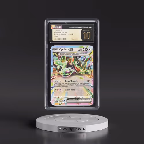 2024 Pokémon Ssp EN-Surging Sparks #159 Cyclizar EX - Holo (CGC 10 PRISTINE)