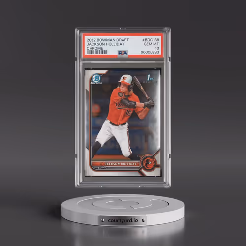 2022 Bowman Draft #BDC168 Jackson Holliday - Chrome (PSA 10 GEM MINT)