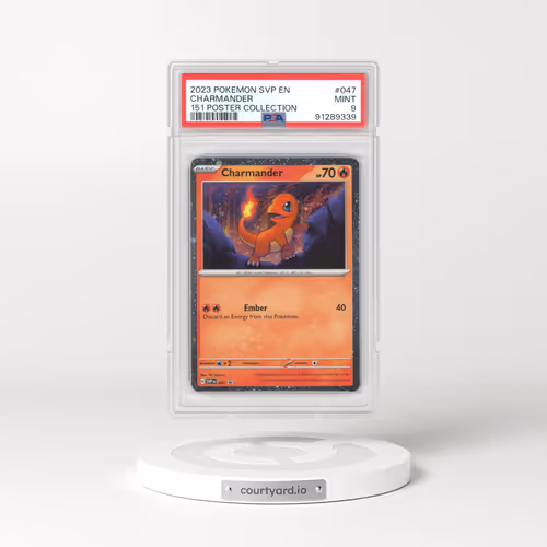 2023 Black Star Promos - Scarlet & Violet SVP EN #047 Charmander - Cosmos Holo (PSA 9 MINT)