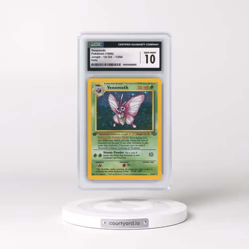 1999 Jungle #13/64 Venomoth - 1st Edition Holo (CGC 10 GEM MINT)