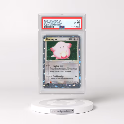 2003 Pokémon EX Ruby & Sapphire #96 Chansey EX - Holo Holo (PSA 6 EX-MT)