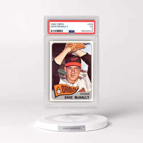 1965 Topps #249 Dave McNally (PSA 5 EX)