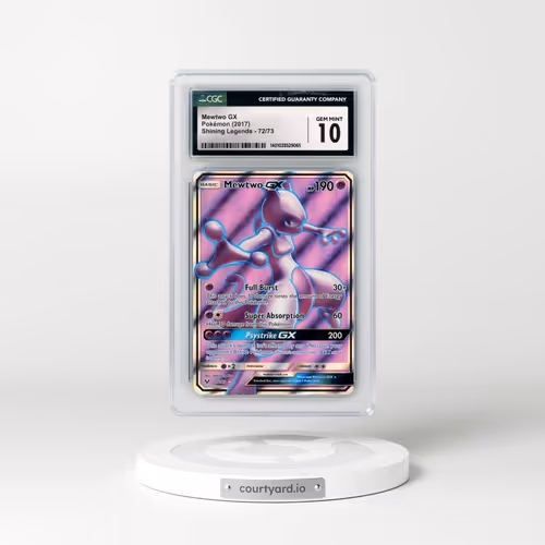 2017 Shining Legends #72/73 Mewtwo GX - Holo (CGC 10 GEM MINT)