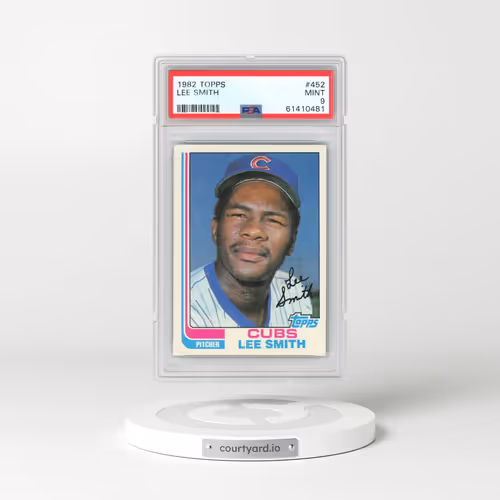 1982 Topps #452 Lee Smith (PSA 9 MINT)