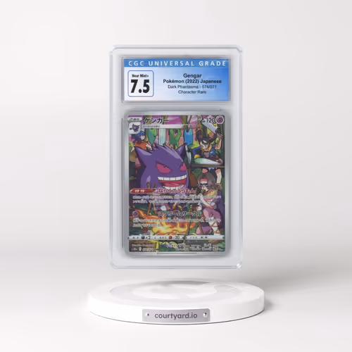 2021 Dark Phantasma #074/071 Gengar - Character Rare Holo (CGC 7.5 NM+)