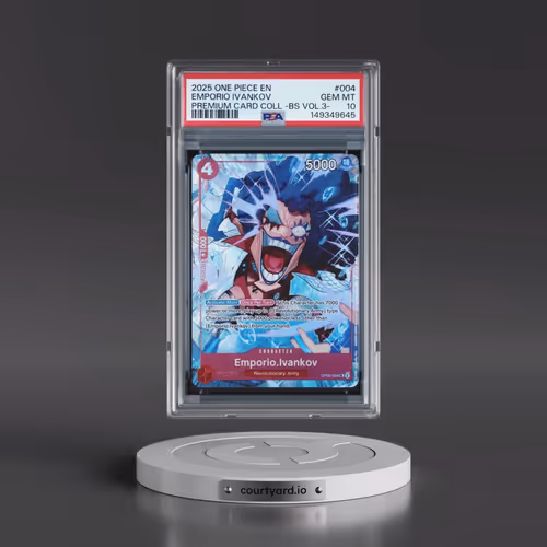 2025 One Piece Premium Card Collection -Best Selection Vol.3 #004 Emporio Ivankov (PSA 10 GEM MINT)