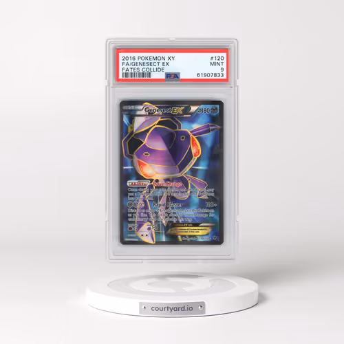 2016 Pokémon XY Fates Collide #120 Genesect EX - Holo Full Art (PSA 9 MINT)