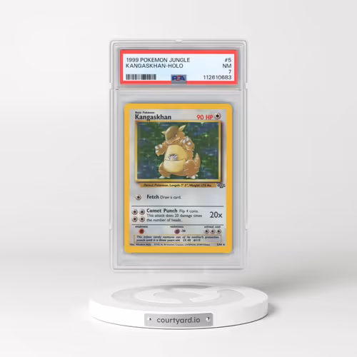 1999 Pokémon Jungle #5 Kangaskhan - Holo (PSA 7 NM)