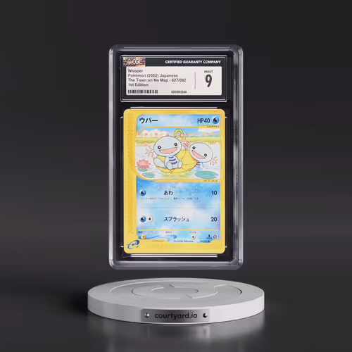 2002 The Town on No Map #027/092 Wooper - 1st Edition (CGC 9 MINT)