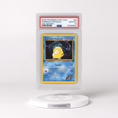 2000 Pokémon Gym Challenge #99 Sabrina's Psyduck - 1st Edition (PSA 10 GEM MINT)