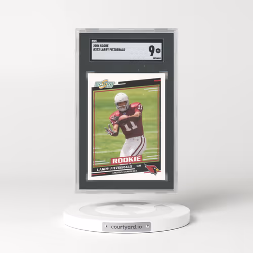 2004 Score #373 Larry Fitzgerald (SGC 9 MINT)