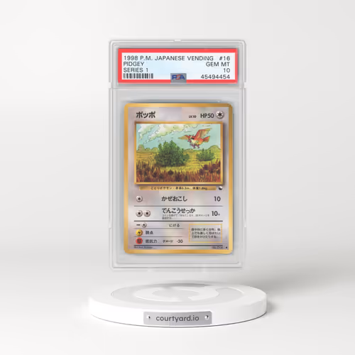 1998 Pokémon Vending #16 Pidgey - Series 1 (PSA 10 GEM MINT)