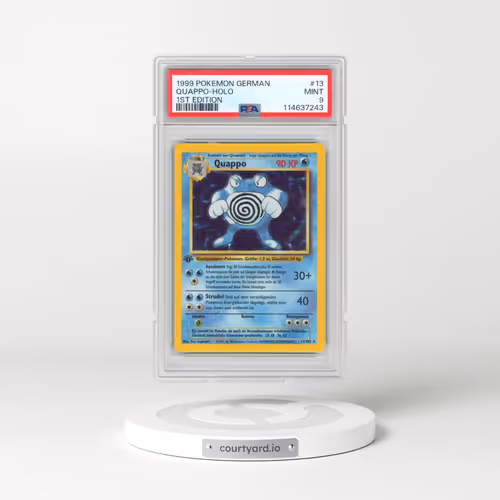 1999 Pokémon #13 Quappo - 1st Edition Holo (PSA 9 MINT)