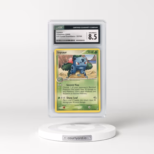 2006 EX Crystal Guardians #35/100 Ivysaur (CGC 8.5 NM-MT+)