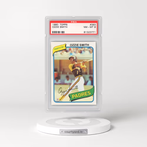 1980 Topps #393 Ozzie Smith (PSA 8 NM-MT)
