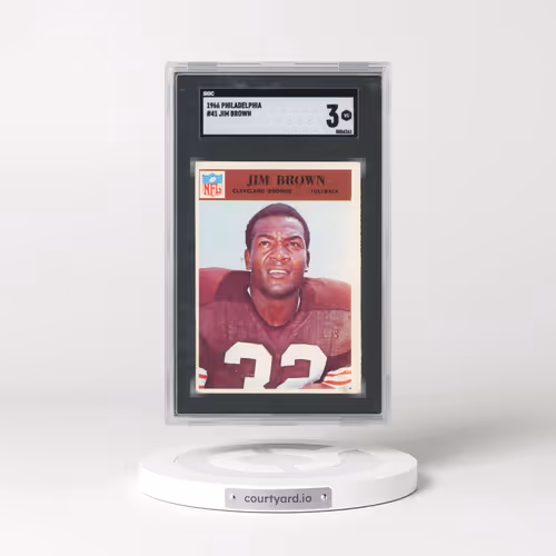 1966 Philadelphia #41 Jim Brown (SGC 3 VG)