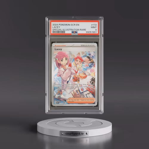 2024 Pokémon Scr EN-Stellar Crown #172 Lacey - Special Illustration Rare (PSA 9 MINT)