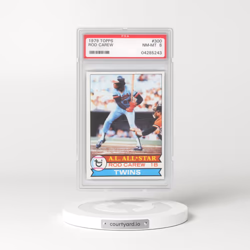 1979 Topps #300 Rod Carew (PSA 8 NM-MT)