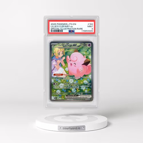 2025 Pokémon Jtg EN-Journey Together #184 Lillie's Clefairy EX - Holo Special Illustration Rare (PSA