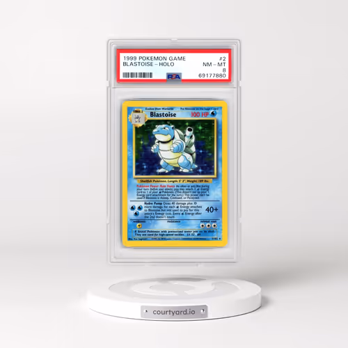 1999 Pokémon Game #2 Blastoise - Holo (PSA 8 NM-MT)