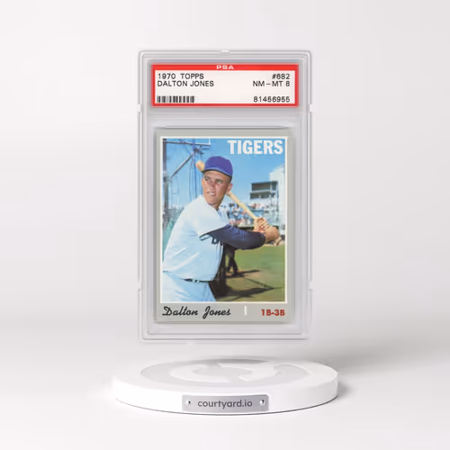 1970 Topps #682 Dalton Jones (PSA 8 NM-MT)