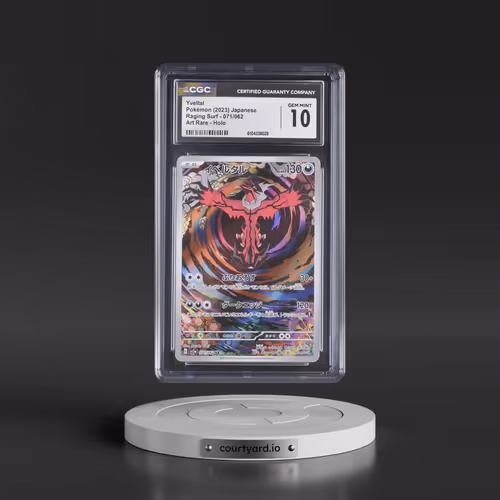 2023 Pokémon Sv3a-Raging Surf #071 Yveltal - Art Rare (CGC 10 GEM MINT)