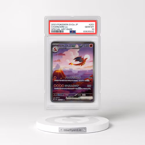 2023 Pokémon Sv2a-Pokemon 151 #201 Charizard EX - Holo Special Art Rare (PSA 10 GEM MINT)