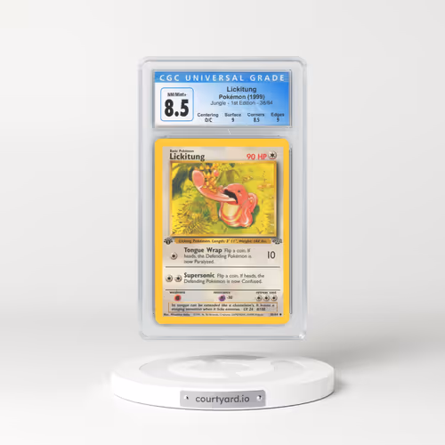 1999 Jungle #38 Lickitung - 1st Edition (CGC 8.5 NM-MT+)