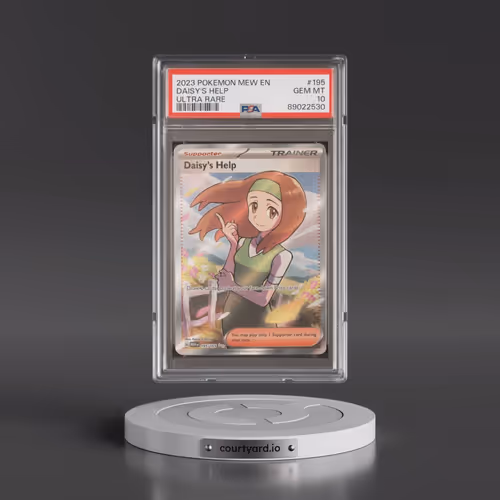 2023 Pokémon Mew EN-151 #195 Daisy's Help - Ultra Rare (PSA 10 GEM MINT)