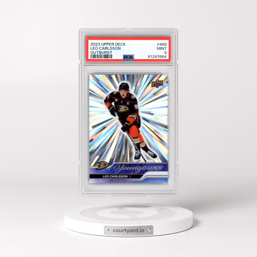 2023 Upper Deck #468 Leo Carlsson - Outburst (PSA 9 MINT)