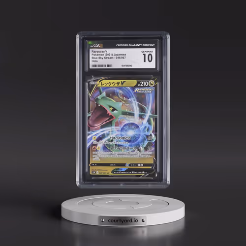 2021 Blue Sky Stream #046/067 Rayquaza V - Holo (CGC 10 GEM MINT)