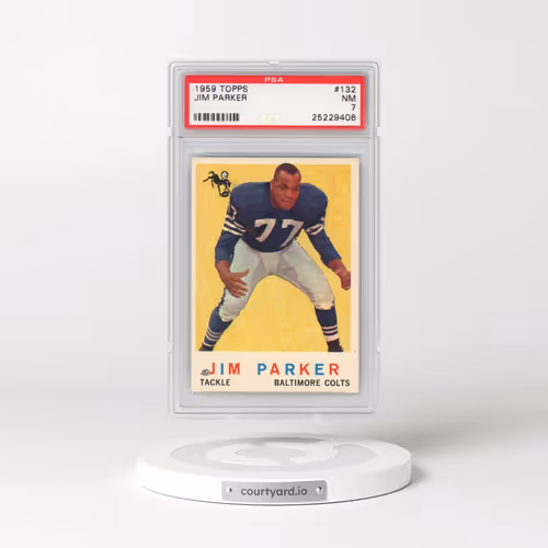 1959 Topps #132 Jim Parker (PSA 7 NM)