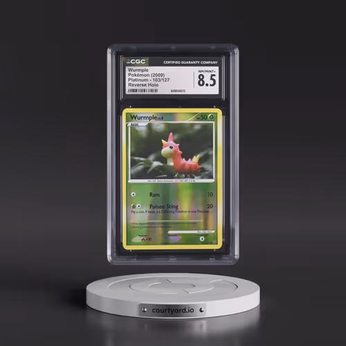 2009 Platinum #103/127 Wurmple - Reverse Holo (CGC 8.5 NM-MT+)